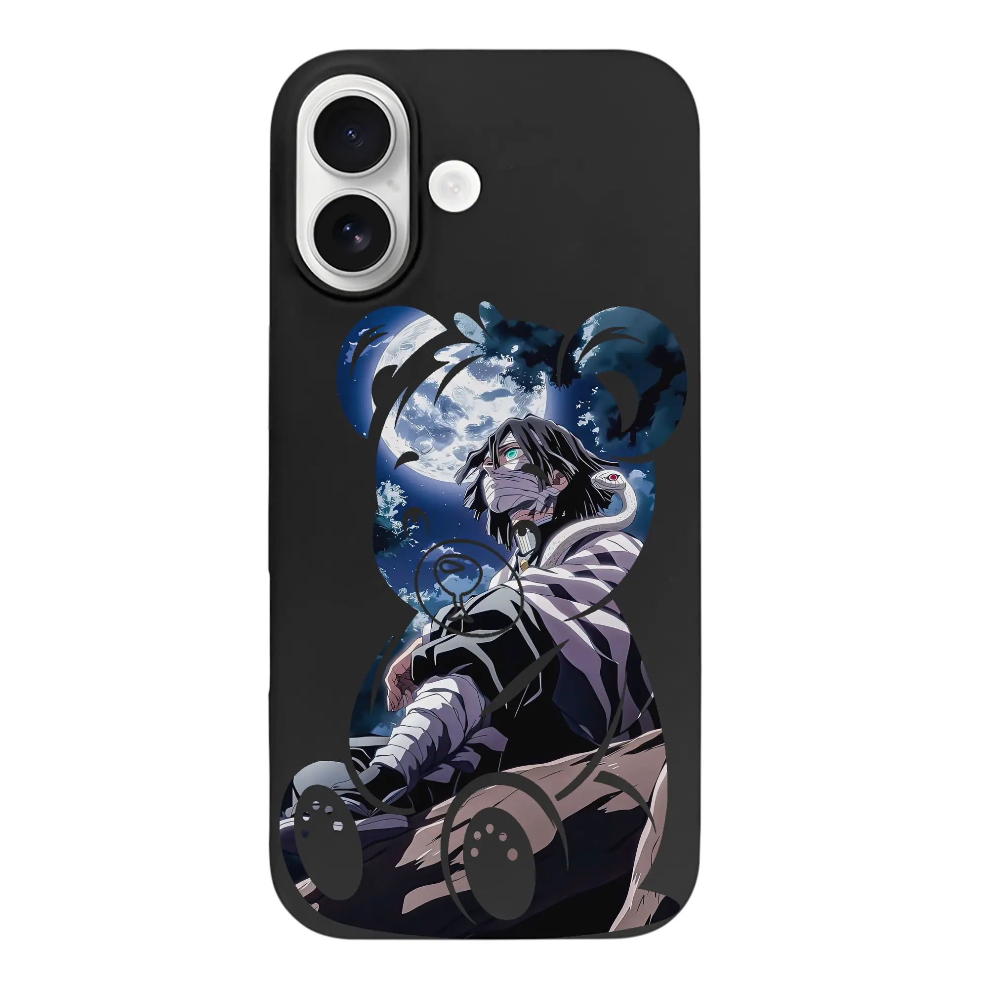 鬼滅の刃 グッズ,伊黒 小芭内 - iPhone 17 シリーズ シリコンケース 薄型 耐衝撃 指紋防止 ソフトタッチカバー 精密フィット 傷防止 保護ケース iPhone 17/17 Air/17 Pro/17 Pro Max 対応